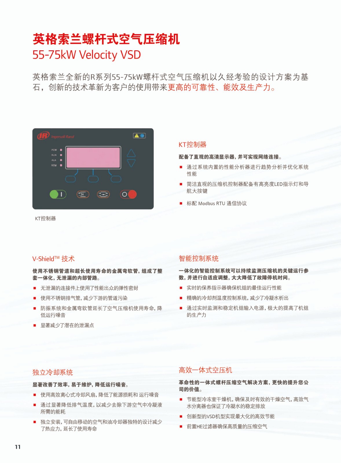 綜合微油螺桿式空氣壓縮機(jī)4-22KW